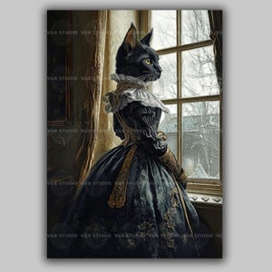 Elegant Cat Dress - Etsy
