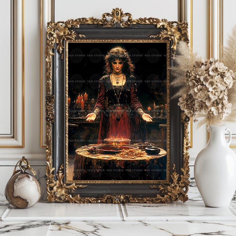 Medea Greek Sorceress Art Print Enchantress of Ancient Myth Priestess ...