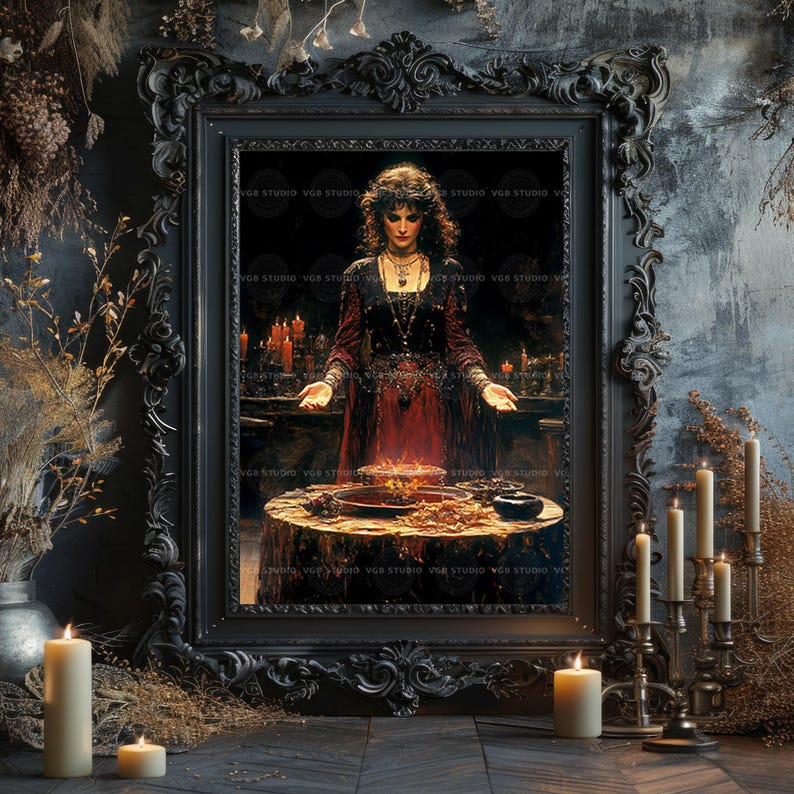 Medea Greek Sorceress Art Print Enchantress of Ancient Myth Priestess ...