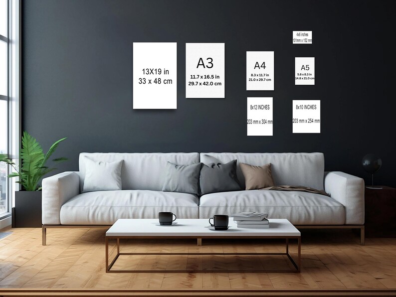 a living room with a couch and a coffee table