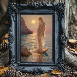 Aphrodite Greek Goddess of Love and Beauty, Birth of Venus Myth Fine ...
