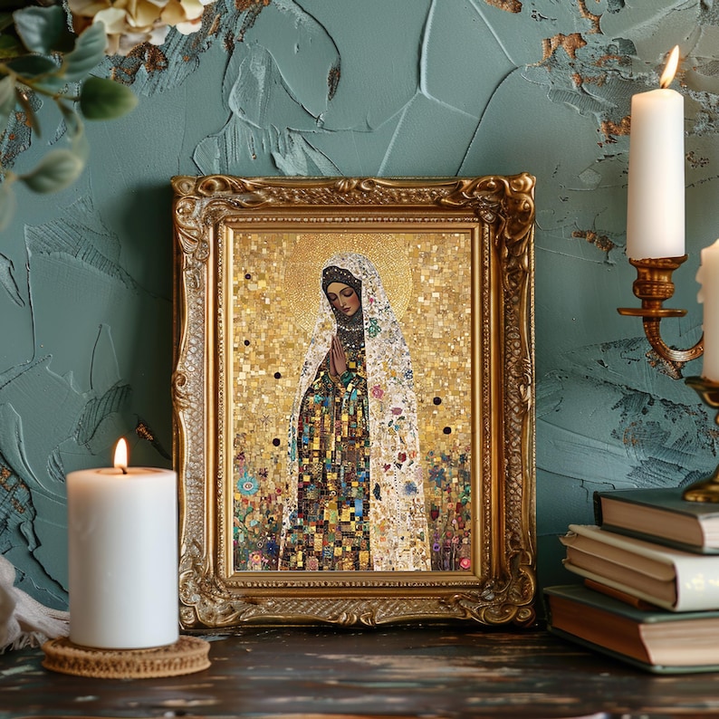 Black Madonna Wall Art Print, Virgin Mary, Catholic Gifts for Women ...