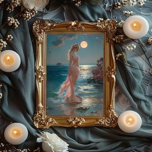 Aphrodite Greek Goddess of Beauty and Love, Birth of Venus Myth Fine ...