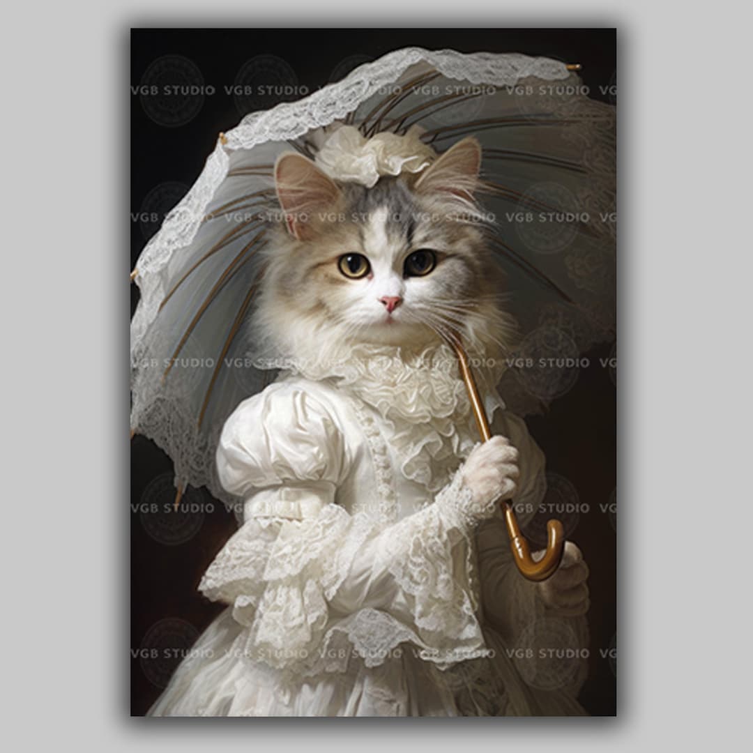 lady vintage cat dress Fabulous Felines Vintage Dress