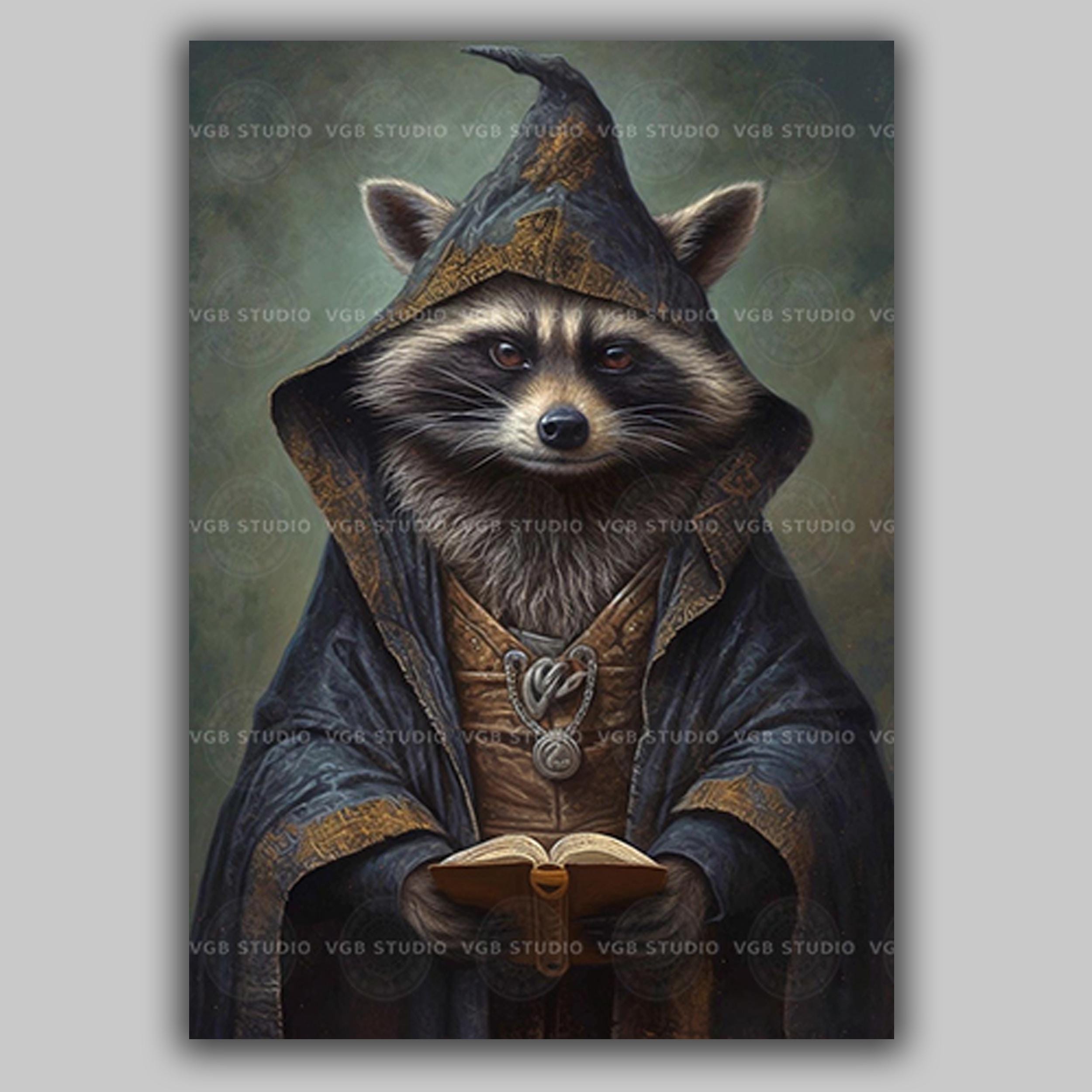 Original Enchanted Raccoon – KamdonKreations *NEW* Raccoon Enchanted Wonderland limited edition main image 1