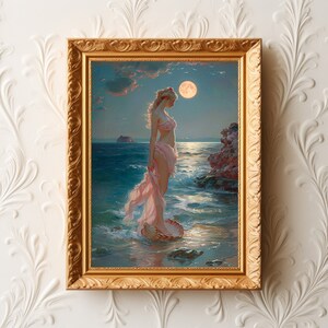 Aphrodite Greek Goddess of Beauty and Love, Birth of Venus Myth Fine ...