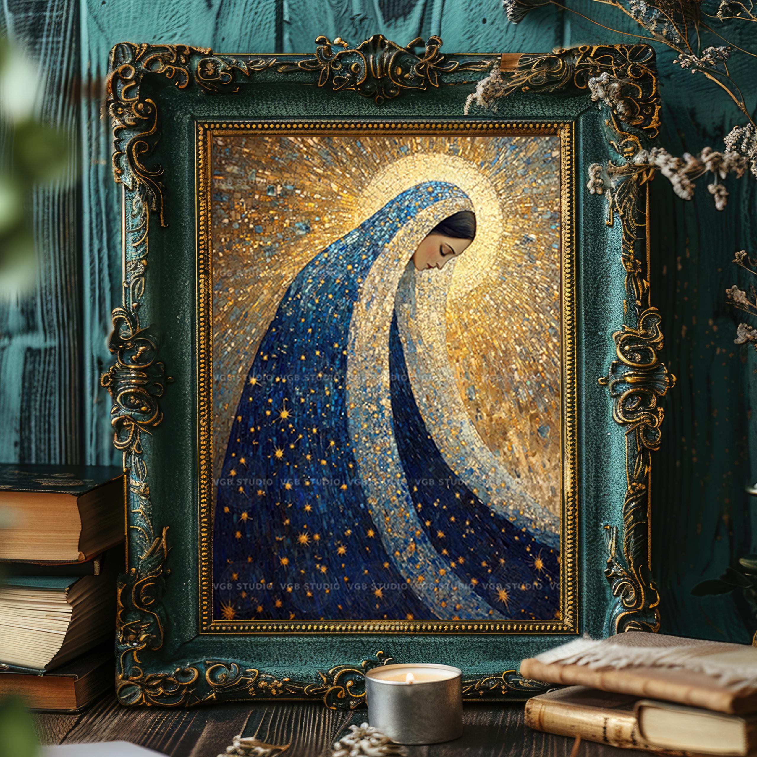 Our Lady of Guadalupe Virgin Mary Catholic Marian Devotional Wall Art ...