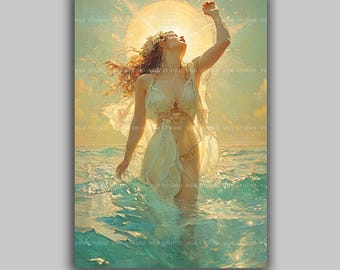 アフロディーテの絵画、ギリシャの愛の女神、セックス、欲望、美、愛情