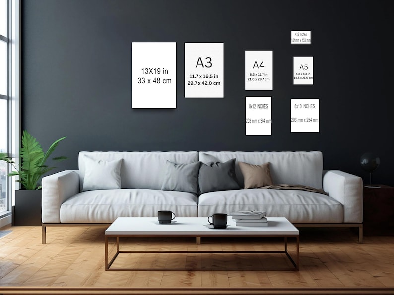 a living room with a couch and a coffee table