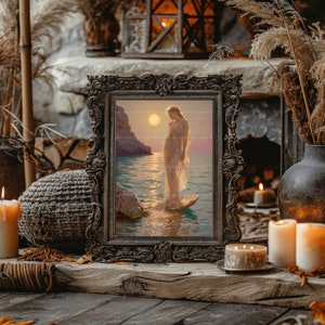 Aphrodite Greek Goddess of Love and Beauty, Birth of Venus Myth Fine ...