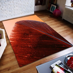 Close-up Feather Rug, Feather Rug, Abstract Rug, Custom Rug,Home Decor Rug, Modern Rug, Non slip Rug, Popular Rug, Area Rug