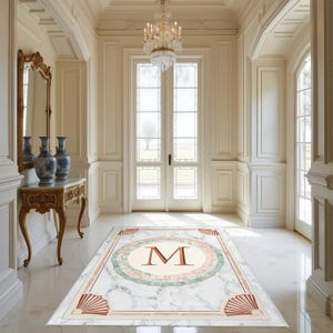 Family Name, Entry Rug, Personalized Entryway Rug, Entrance Rug for Inside House, Indoor Welcome, Mat, Low Pile Non Slip, Machine Washable