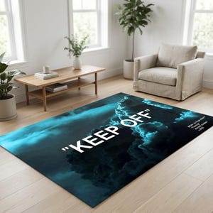 Tappeto Keep Off, Tappeto Keep Off Clouds, Tappeto astratto tradizionale, Tappeto personalizzato, Tappeto per la decorazione della casa, Tappeto moderno, Tappeto antiscivolo, Tappeto popolare, Tappeto per aree specifiche