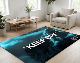 Keep Off Rug, Keep Off Clouds Rug, Traditional Abstract Rug, Custom Rug, Home Decor Rug, Modern Rug, Non slip Rug, Popular Rug, Area Rug
