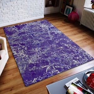 Purple Rug, Abstract Rug, Custom Rug, Home Decor Rug, Modern Rug, Non slip Rug, Popular Rug, Area Rug