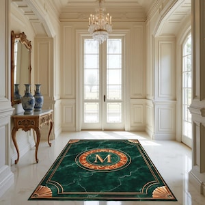 Family Name, Entry Rug, Personalized Entryway Rug, Entrance Rug for Inside House, Indoor Welcome, Mat, Low Pile Non Slip, Machine Washable