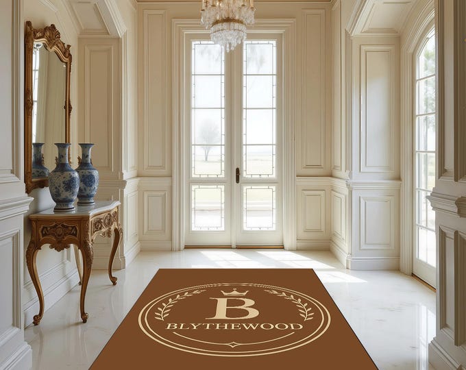 Family Name Entry Rug Personalized Entryway Rug Entrance Rug for Inside ...