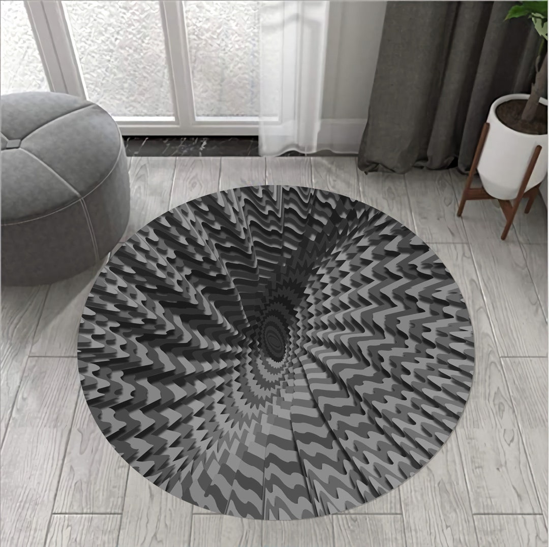 Spell Circle Rug Round Rug, Illusionic , Circle, Well , Custom Rug, Home Decor Rug ...