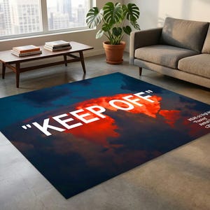Tappeto Keep Off, Tappeto Keep Off Clouds, Tappeto astratto tradizionale, Tappeto personalizzato, Tappeto per la decorazione della casa, Tappeto moderno, Tappeto antiscivolo, Tappeto popolare, Tappeto per aree specifiche