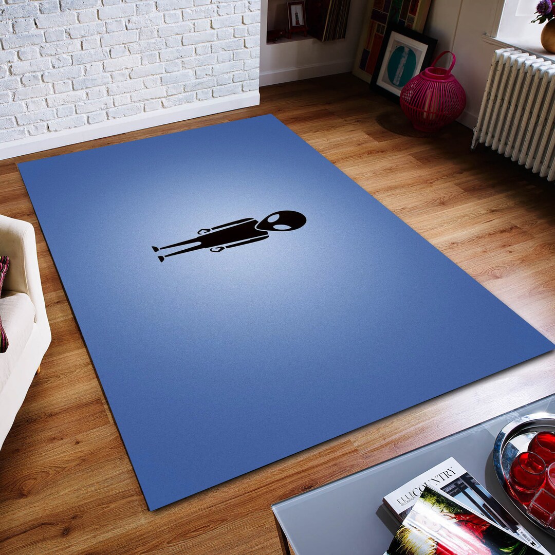 Obnoxious Rug Angry Alien Rug Alien Rug, Abstract Rug, Custom Rug, Home Decor Rug ...