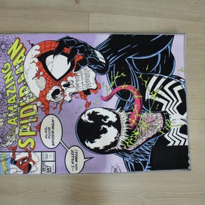 Spider-man Rug, Venom Rug, 347 May,magazine Cover, Legendary, Fantastic ...