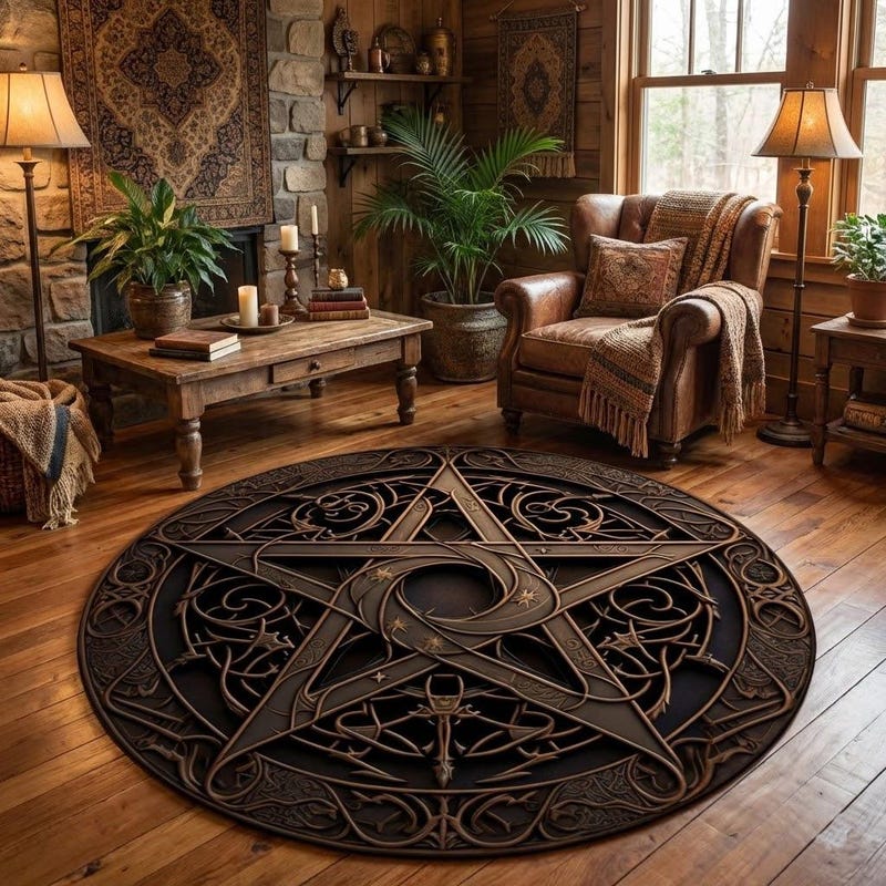 Wicca Rugs Wiccan Rug - Etsy