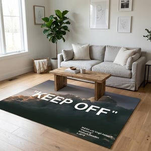 Tappeto Keep Off, Tappeto Keep Off Clouds, Tappeto astratto tradizionale, Tappeto personalizzato, Tappeto per la decorazione della casa, Tappeto moderno, Tappeto antiscivolo, Tappeto popolare, Tappeto per aree specifiche