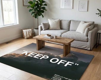 Keep Off Rug, Keep Off Clouds Rug, Traditional Abstract Rug, Custom Rug, Home Decor Rug, Modern Rug, Non slip Rug, Popular Rug, Area Rug