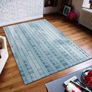 Sky Silhouette Rug, Metallic Look Rug, Abstract Rug, Custom Rug, Home Decor Rug, Modern Rug, Non slip Rug, Popular Rug, Area Rug