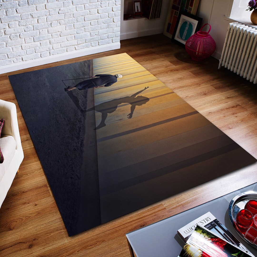 Ballerina Rug, Old Age and Youth Rug, Abstract Rug, Custom Rug, Home ...