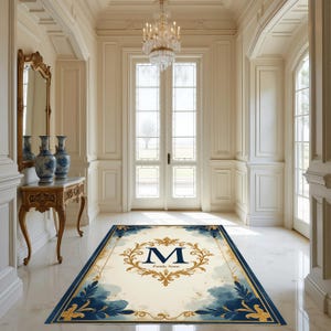 Family Name, Entry Rug, Personalized Entryway Rug, Entrance Rug for Inside House, Indoor Welcome, Mat, Low Pile Non Slip, Machine Washable