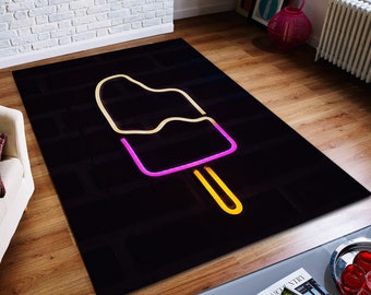 Ice Cream Rug, Sundae Rug, Gelato Rug, Abstract Rug, Home Decor Rug, Modern Rug, Non slip Rug, Popular Rug, Area Rug, Custom Rug