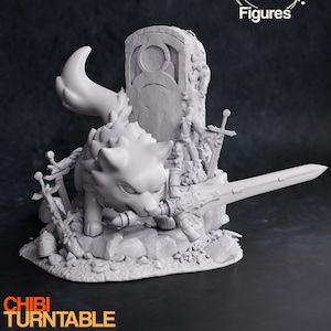 Chibi GreatWolf Sif by NomNom Figures