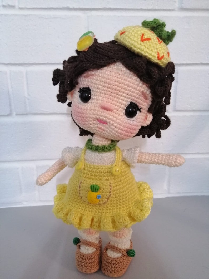 Tanem Doll23cm and Pineapple House35cm Pattern TR/EN image 1