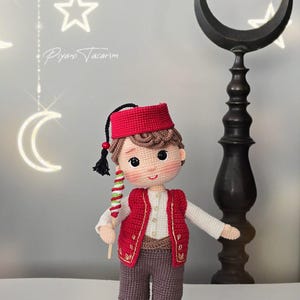 Ottoman Kid Miraç Amigurumi Crochet Pattern (Turkish/English)
