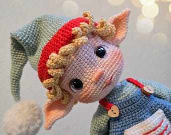 Elf Buddy Amigurumi Crochet Pattern (Turkish/English)