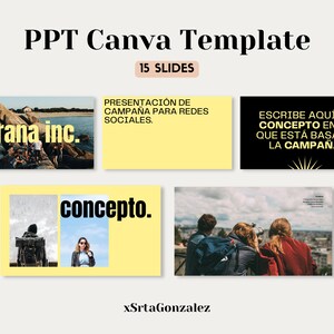 Presentation Template, Canva Template, Small Business Presentation, Social Media Presentation, Campaign Proposal, Advertising PPT Template