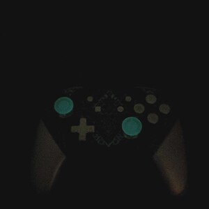 Totem of Kingdom Legend of Zelda - GLOWS in the dark! Nintendo Switch One Pro Controller: Ready to Ship! image 2