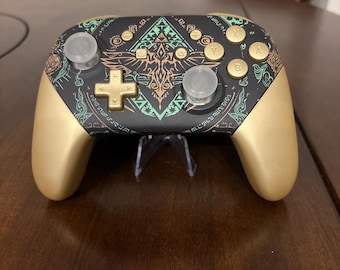 Totem do Reino de Legend of Zelda - BRILHA no escuro! Controle Nintendo Switch One Pro: Pronto para envio!