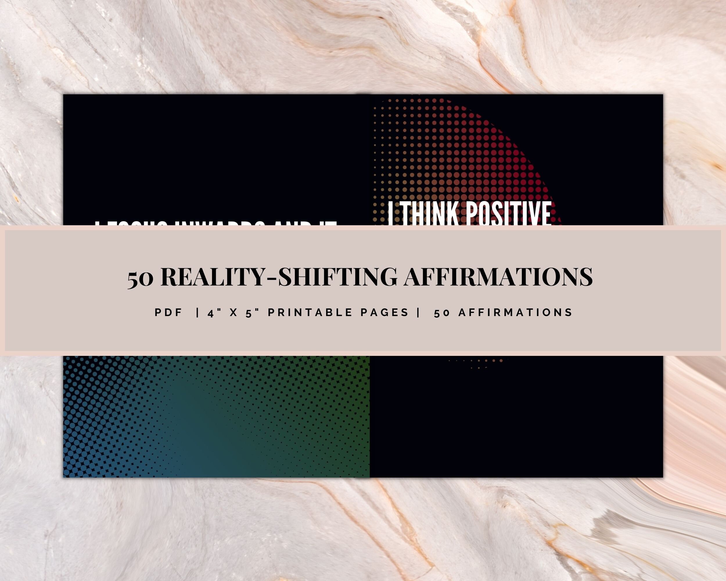 Reality-shifting Affirmations Printable, Daily Affirmations for ...