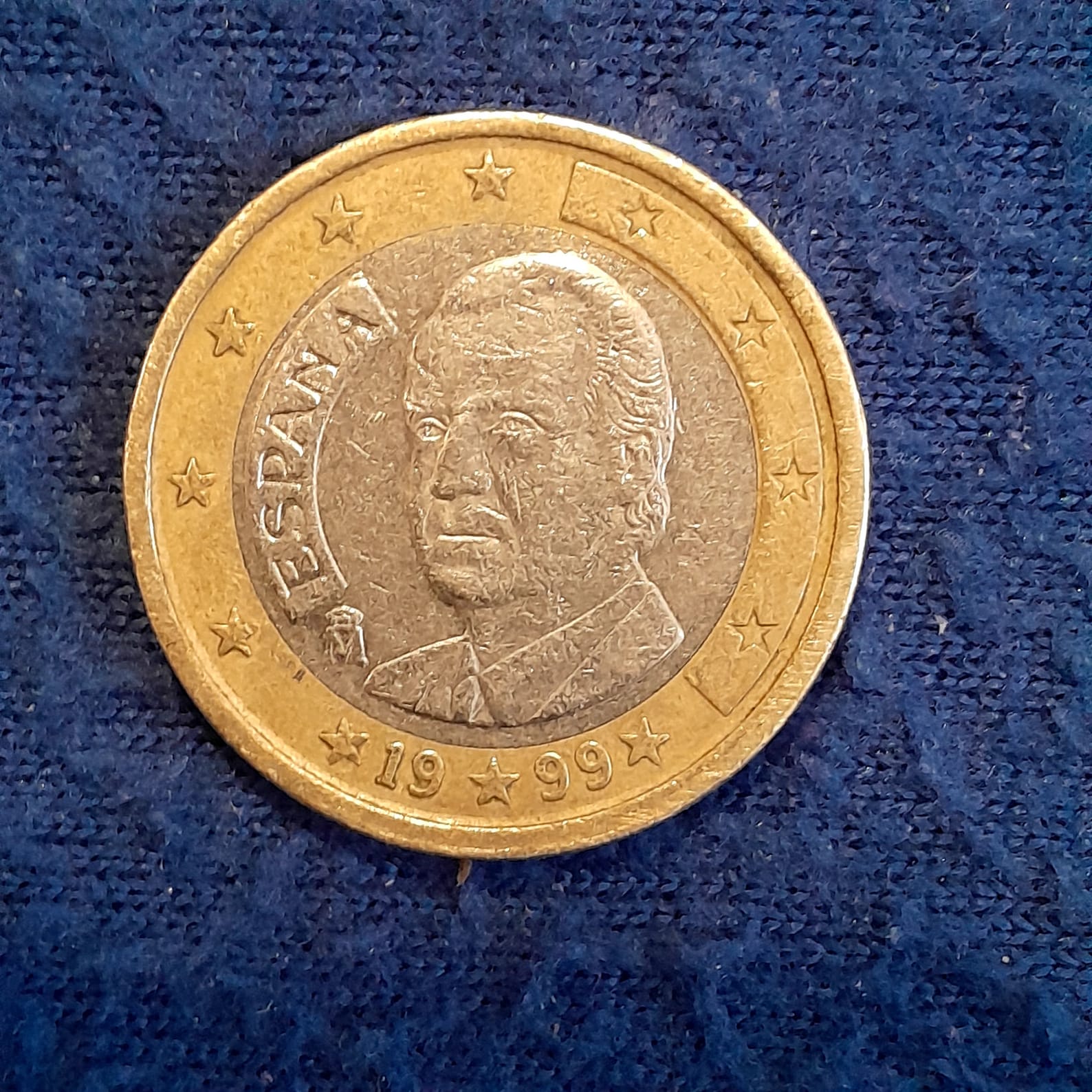 1 Euro Rare Coin of 1 Euro ESPANA 1999 Etsy