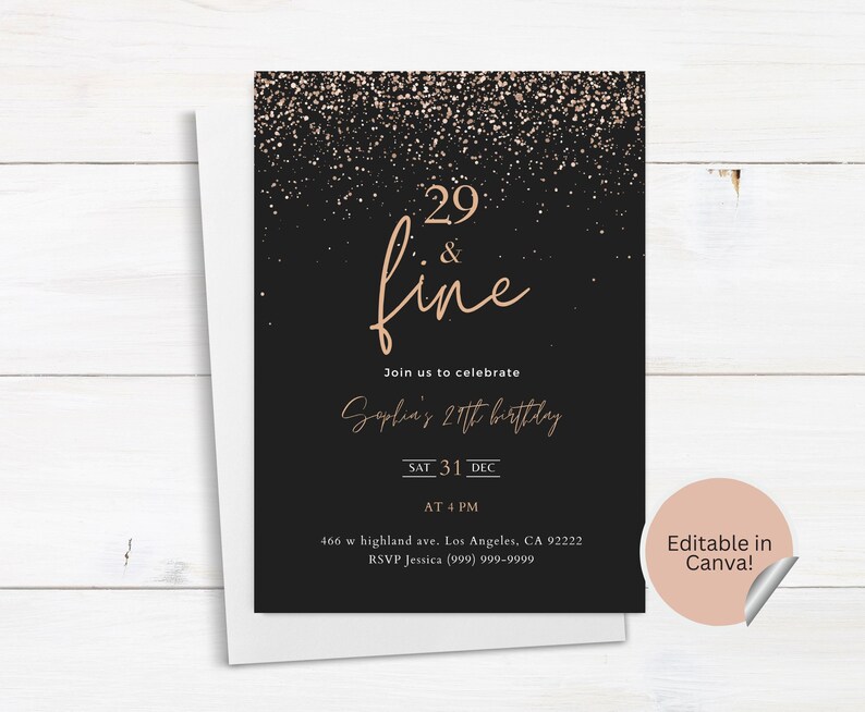 29th Birthday Invitation Template Canva Template 29 And Fine Party 29th-birthday-invitation-template-canva-template-29-and-fine-party