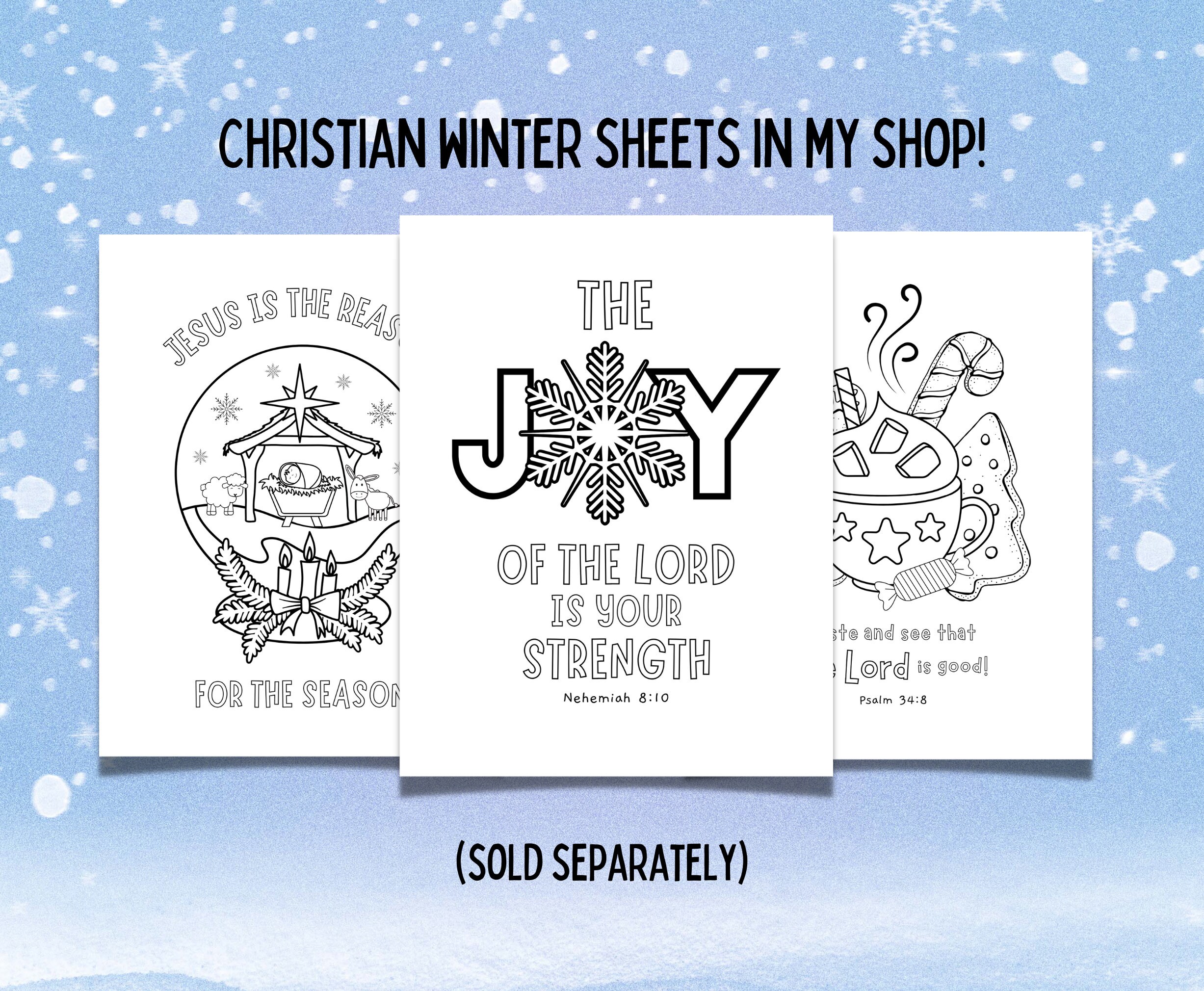 Pdf Christian Fall Activity Sheet, Digital Download, Christian Fall ...