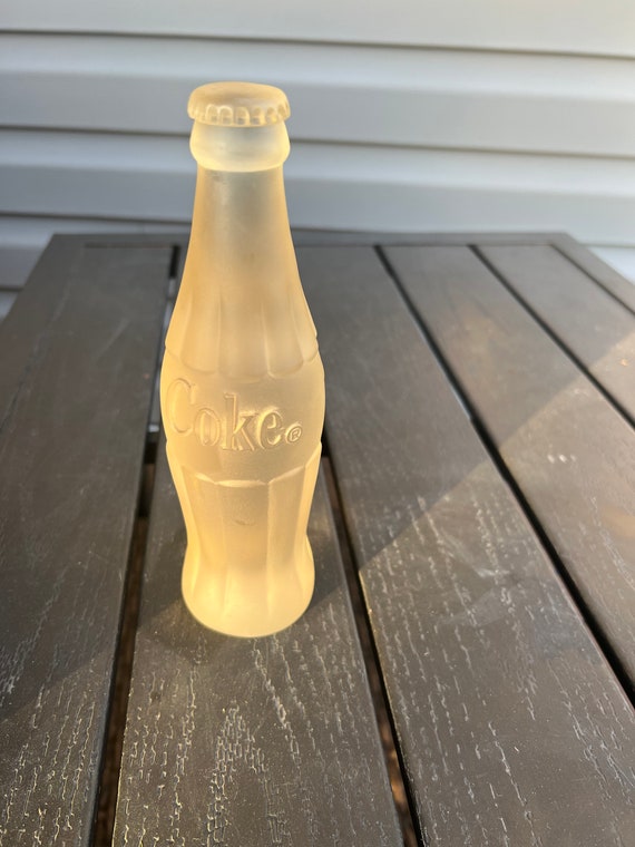Cocacola Solid Clear Coke Bottle Collectible 6 Fl Oz Bottle Etsy