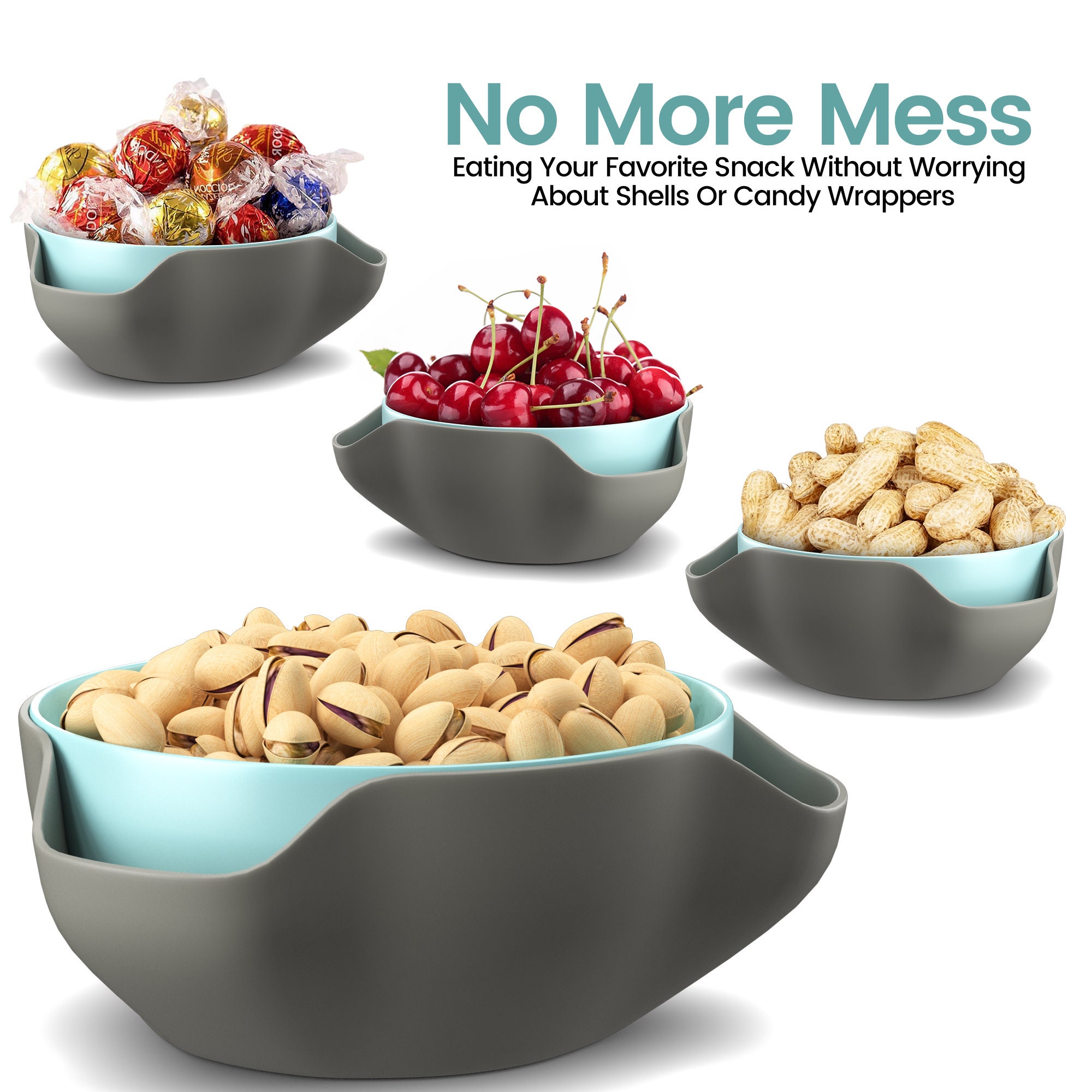 Pistachio / Nuts & seeds serving bowls set on Behance