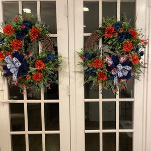 Fall double door wreath