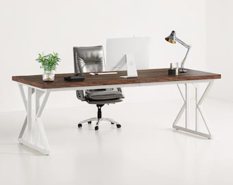 Two Person Executive Desk Large Workstation