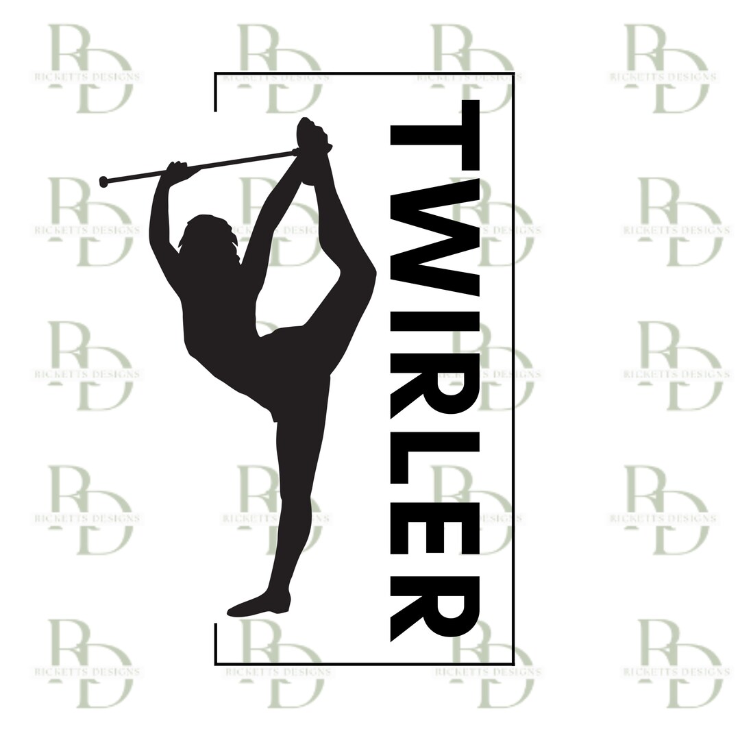 Twirler Design SVG Baton Twirling Shirt Baton Twirling Cut Etsy