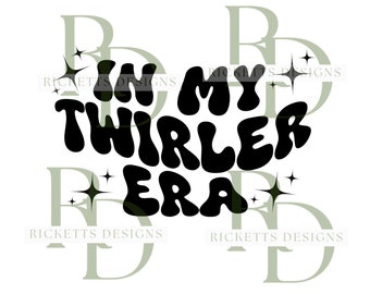 In My Twirler Era SVG - Twirler - Majorette - Baton Twirling Cut File - In My Twirler Era Digital File for Shirts, Cups, Silhouette, & More
