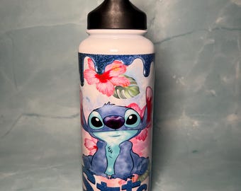 Stitch 32oz Sports Straw Tumbler Cup, Stitch Lover, Disney Stitch, Lilo and Stitch Cup, Gift, Birthday Present